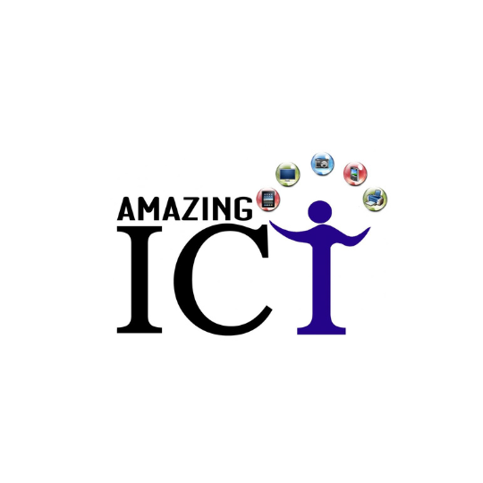 AmazingICT logo on the Technology Books for Children website