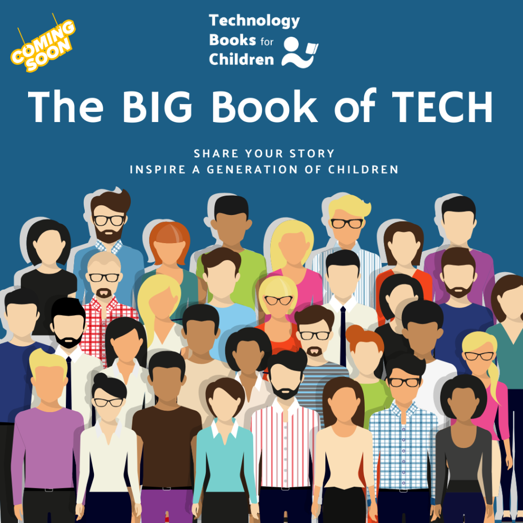 Draft Cover for the BIG BOOK of TECH from the Charity Technology Books for Children