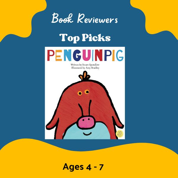 kids boks about technology, penguin pig