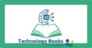 Open book with AI brain icon for a parent’s guide to exploring AI through reading