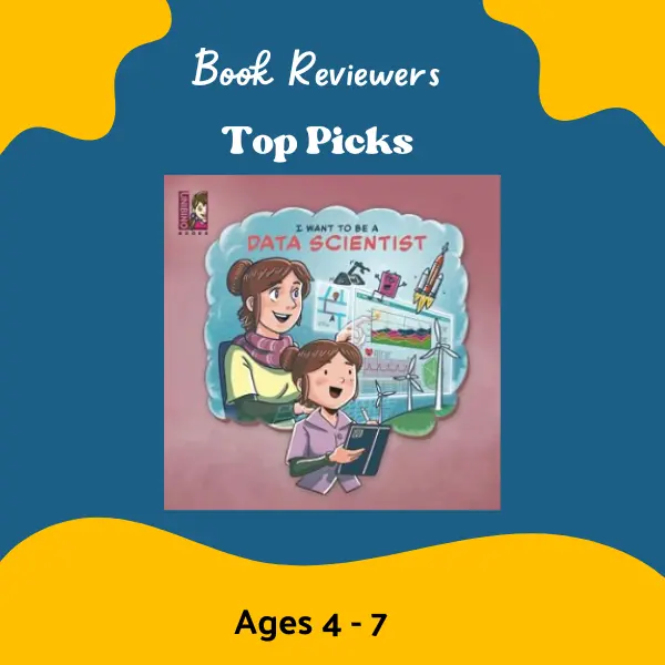 I Want to Be a Data Scientist book cover, recommended for children aged 4–7.